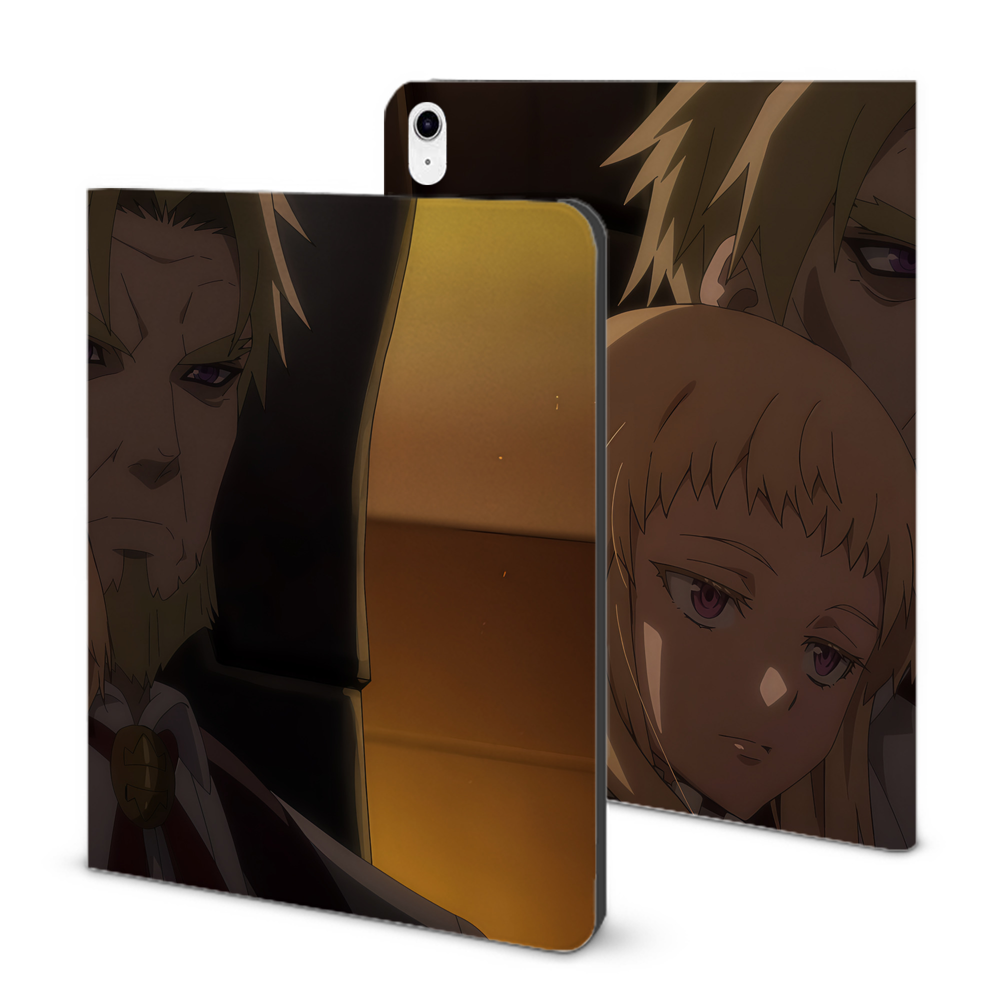 （画像用） 転スラ Regarding Reincarnated to Slime IPad ケース ブック型 PUレザー TPU 耐衝撃 軽量 薄型 ペン収納なし 全面保護 IPad 各モデル対応